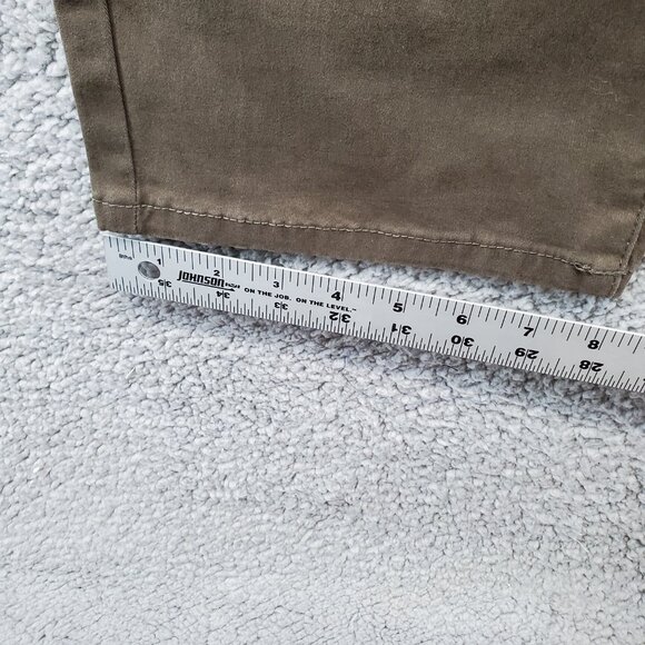 Flag & Anthem Chino Portland Relaxed Pants 31x32 Olive Green Pockets New - Picture 7 of 13